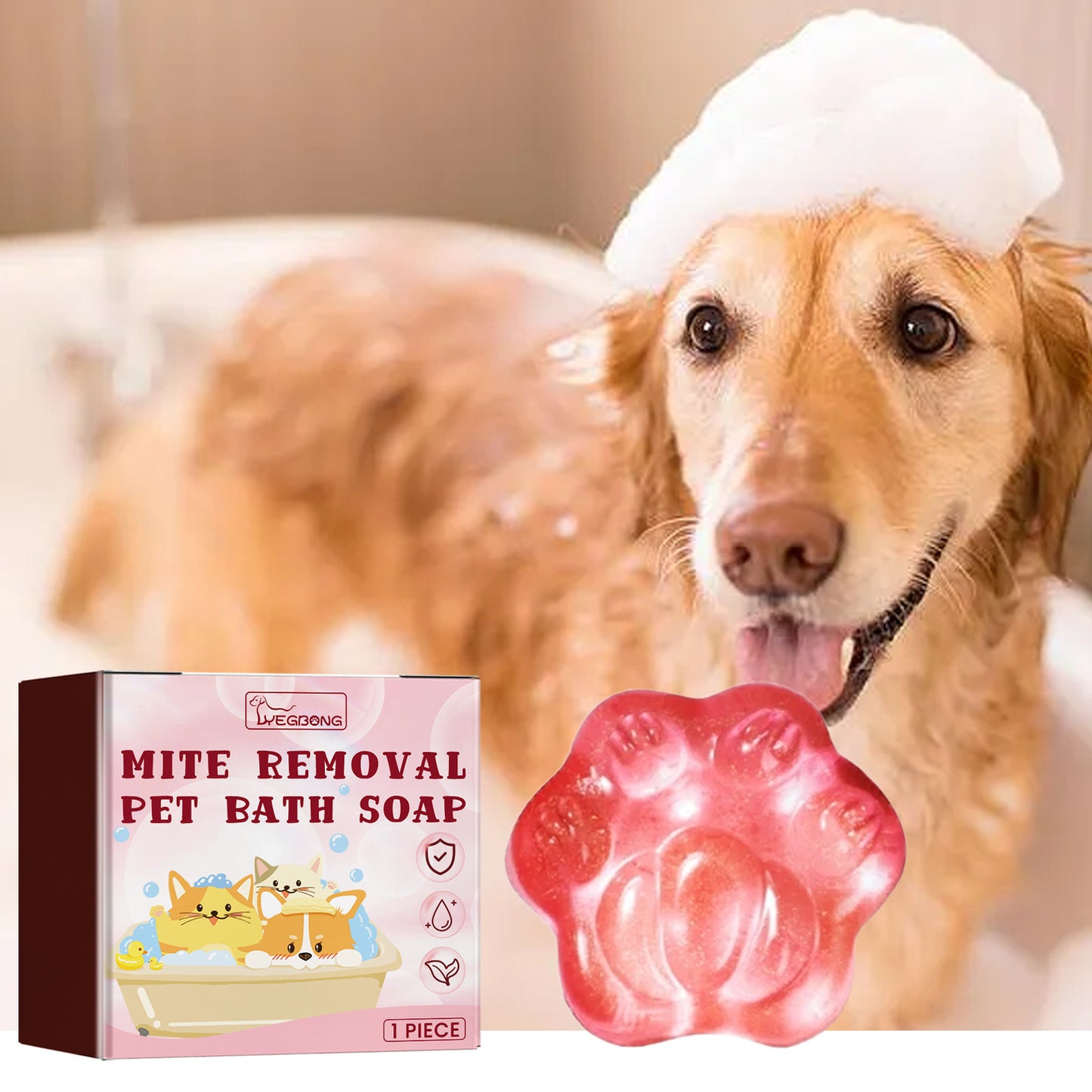 Pet Hair Supple Care Anti-mite Cleaning Soap