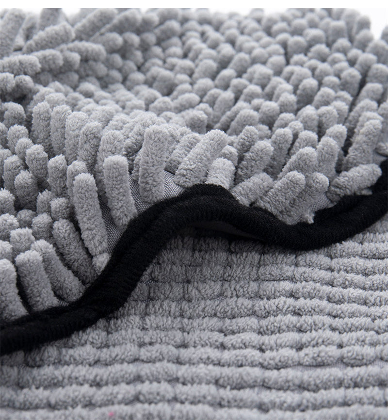 Quick-Dry Microfiber Pet Bathrobe Towel