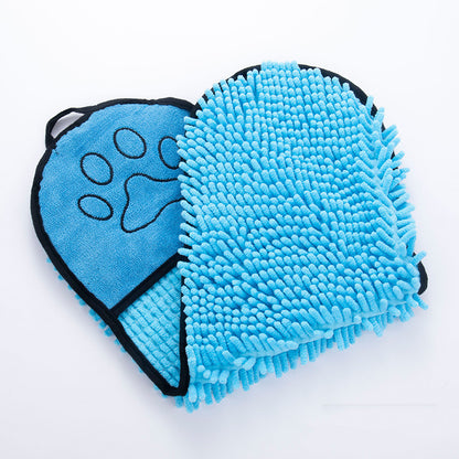 Quick-Dry Microfiber Pet Bathrobe Towel